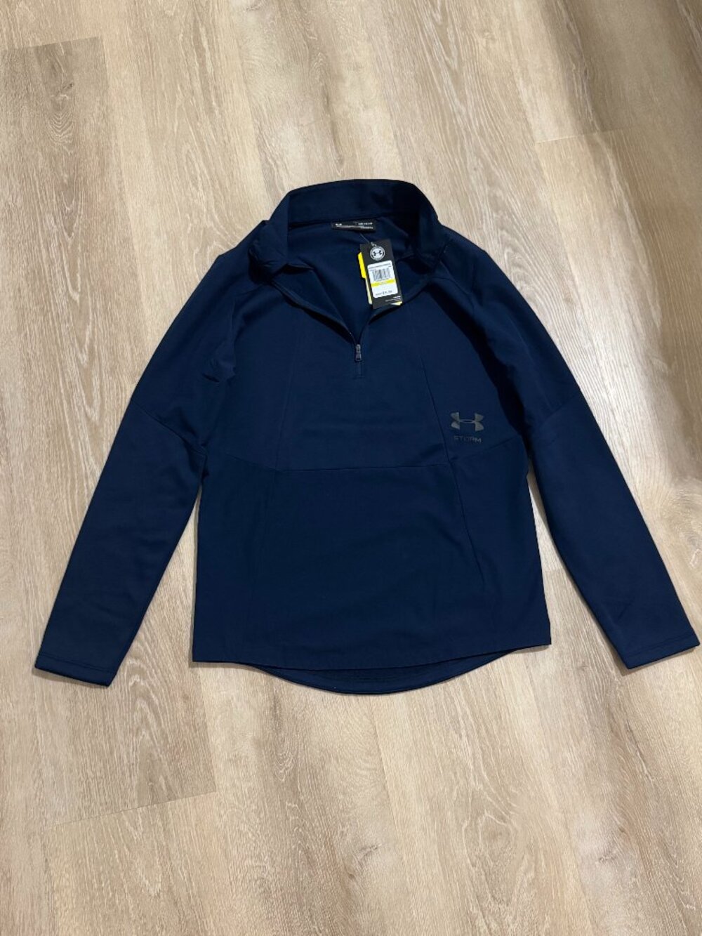 Under Armour Storm ColdGear 1/4 Zip Pullover Jacket NWT Navy Men's Medium